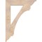 Ekena Millwork Legacy Traditional Smooth Bracket, Douglas Fir, 5 1/2"W x 34"D x 46"H BKT06X34X46LEC01SDF - alternate 3